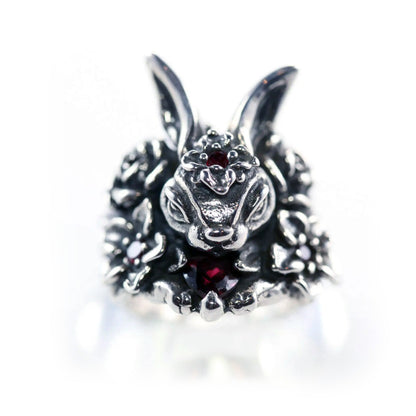 Rabbit Sterling Silver Ring