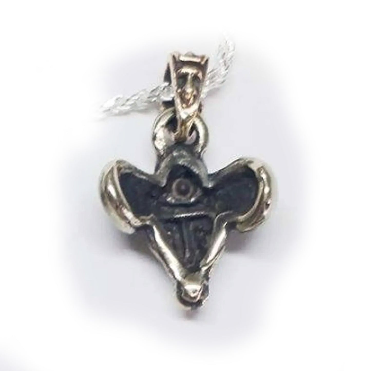Ram Big Sterling Silver Pendant Sapphires