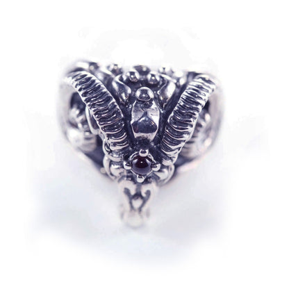 Rams Head Sterling Silver Ring