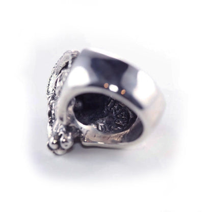 Rams Head Sterling Silver Ring