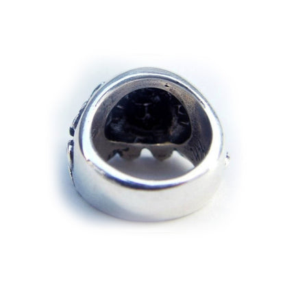 Rat Year Zodiac Sign Sterling Silver Ring V2