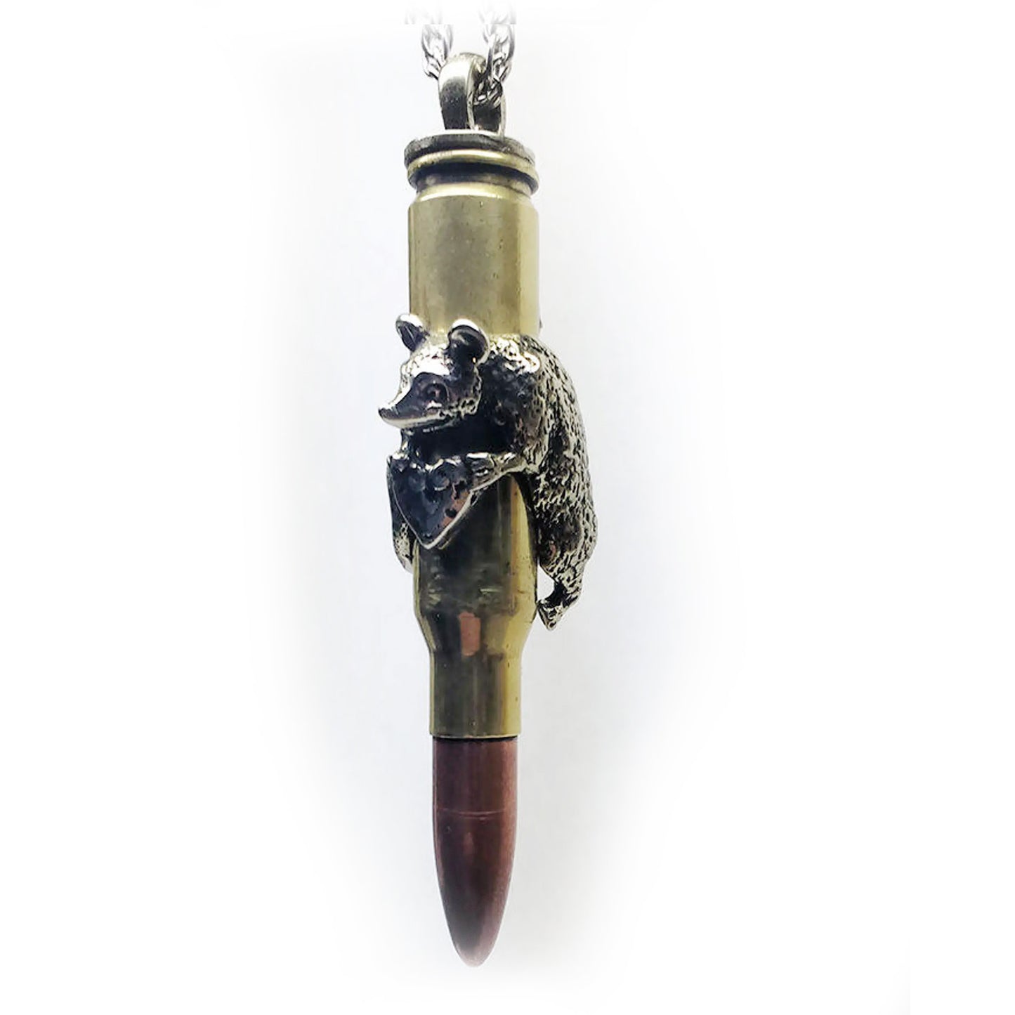 Zodiac Love Bullet "Rat" Year Zodiac Love Bullet Sterling Silver Pendant