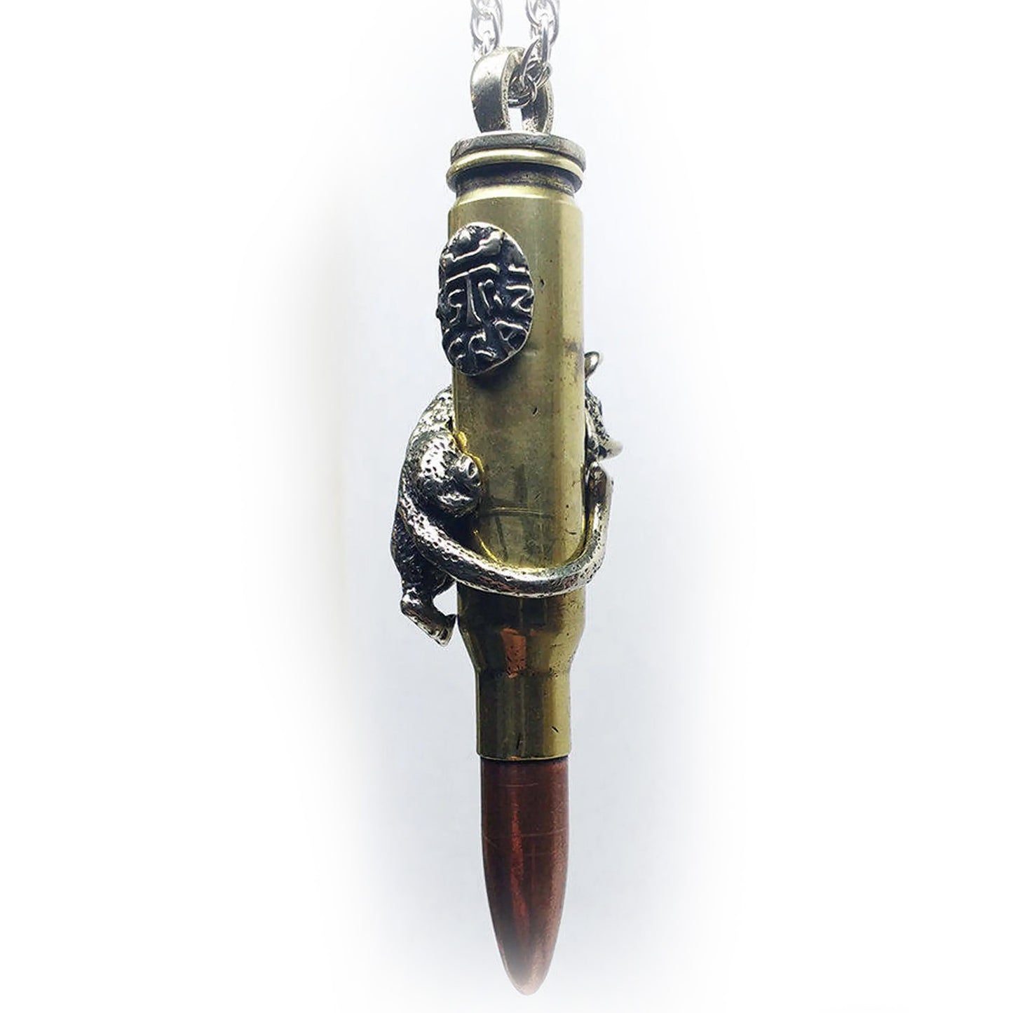 Zodiac Love Bullet "Rat" Year Zodiac Love Bullet Sterling Silver Pendant