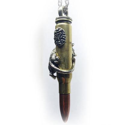 Zodiac Love Bullet "Rat" Year Zodiac Love Bullet Sterling Silver Pendant