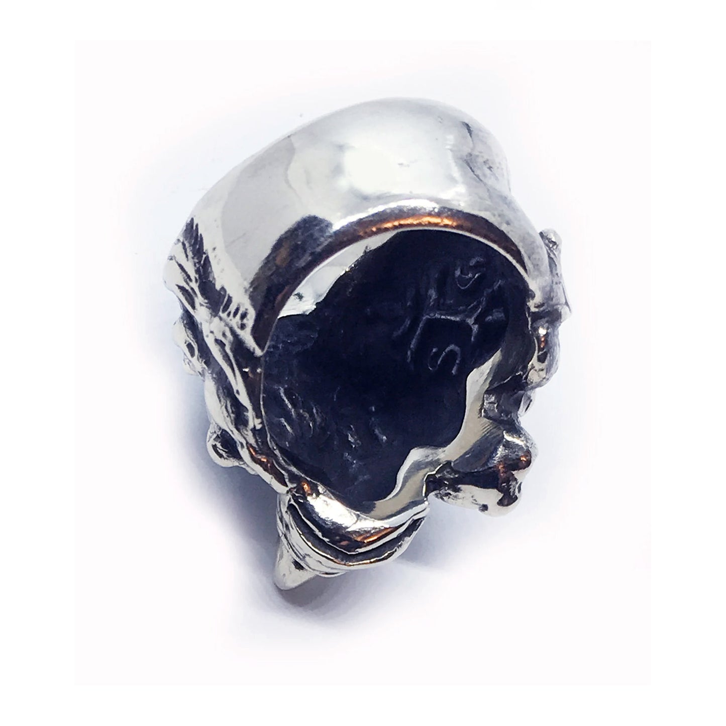 Rhino Sterling Silver Ring