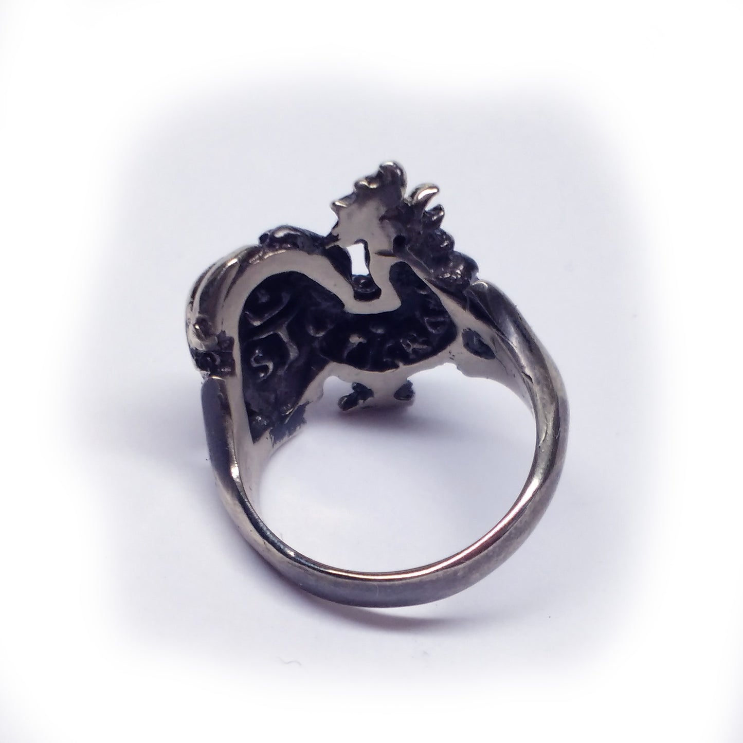 Rooster Sterling Silver Ring