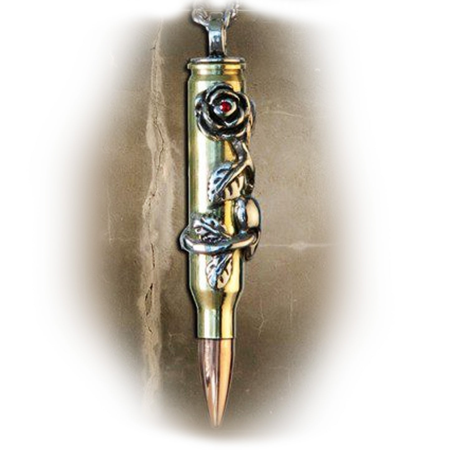 Rose & Heart – Bullets 4 Peace Pendant
