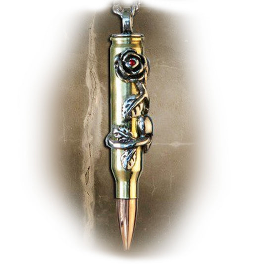 Rose & Heart – Bullets 4 Peace Pendant