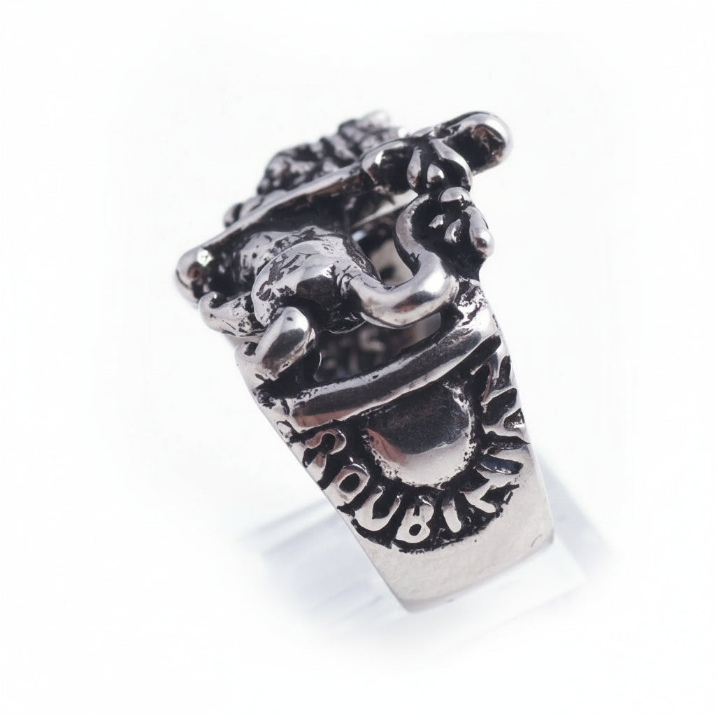 Armenian Roubinian Dynasty Kingdom Sterling Silver Ring V3