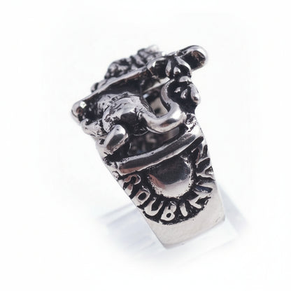 Armenian Roubinian Dynasty Kingdom Sterling Silver Ring V3