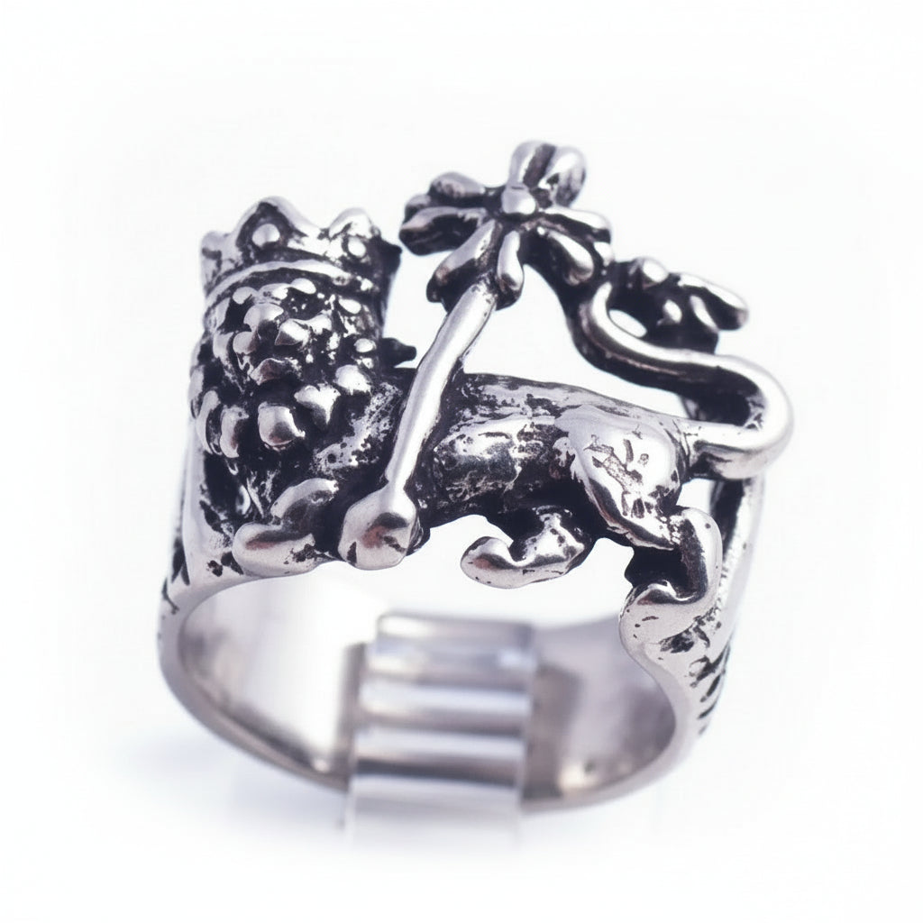 Armenian Roubinian Dynasty Kingdom Sterling Silver Ring V3