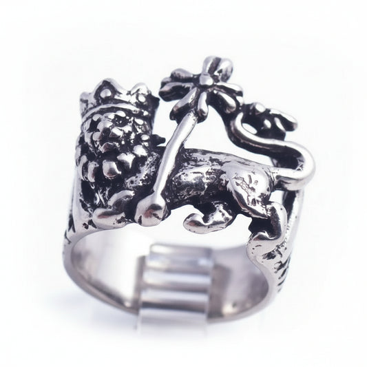 Armenian Roubinian Dynasty Kingdom Sterling Silver Ring V3