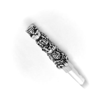 Skulls-Skulls Sterling Silver Cigarette Pipe