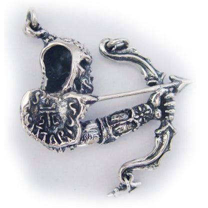 Sagittarius "November 22 - December 21" Sterling Silver Pendant or Necklace