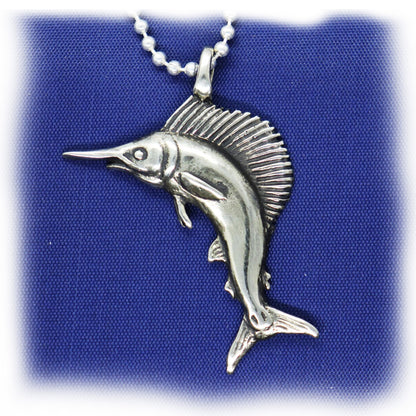 Sailfish Sterling Silver Pendant