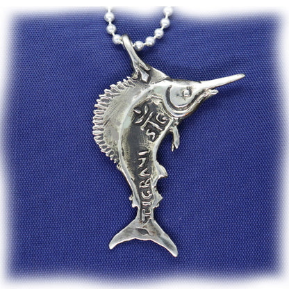 Sailfish Sterling Silver Pendant