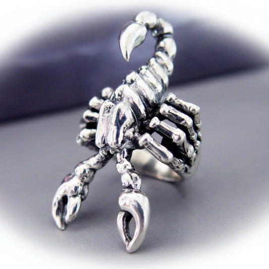Scorpion Poison Sterling Silver Ring