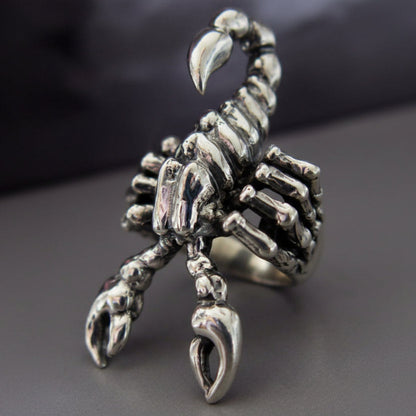 Scorpion Poison Sterling Silver Ring