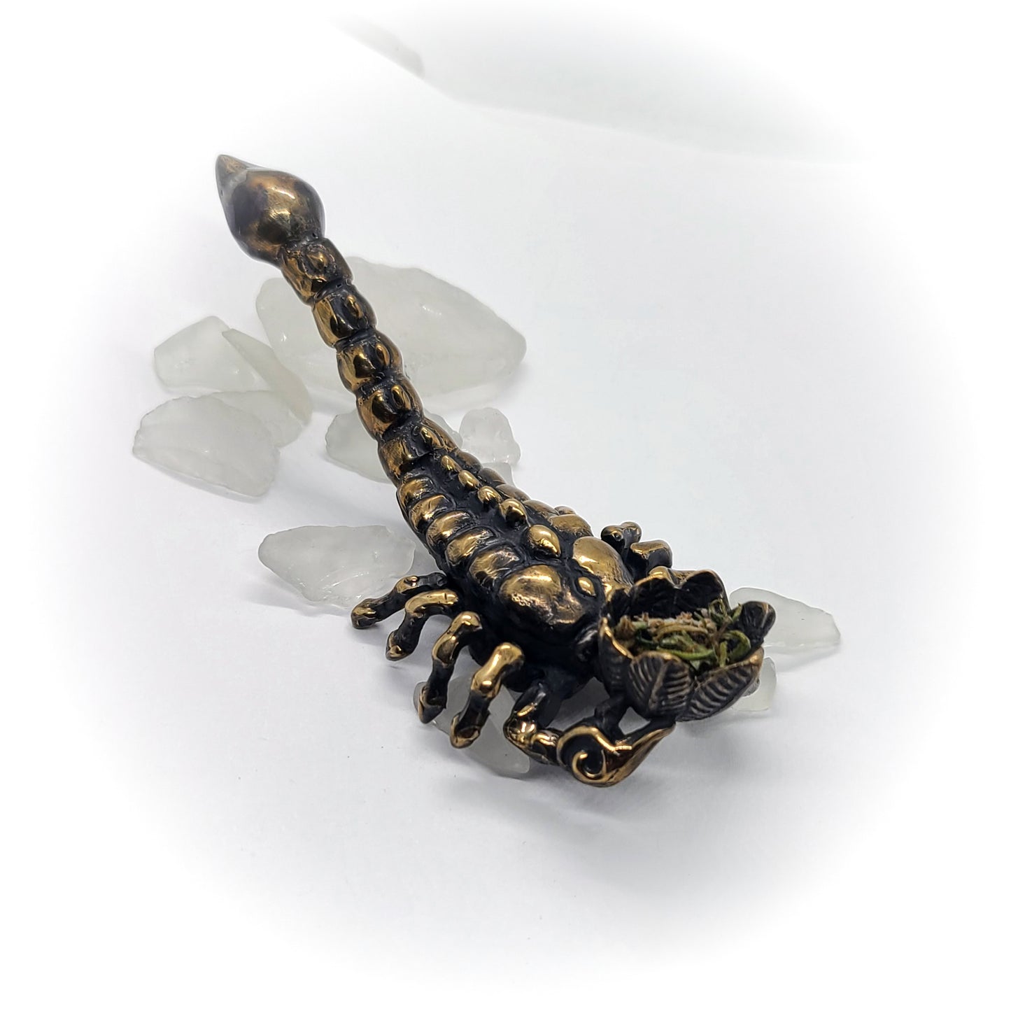 Scorpion Sterling Silver Smoking Pipe