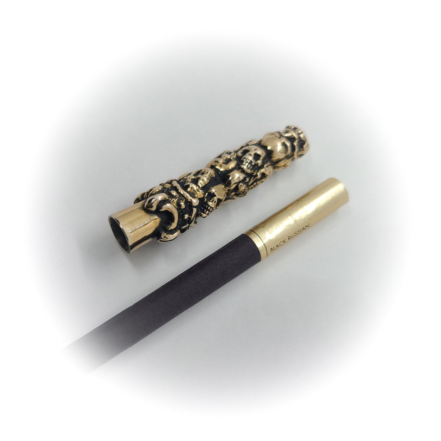 Skulls-Skulls Sterling Silver Cigarette Pipe