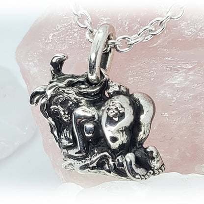 Sexy Rabbit Girl Sterling Silver pendant