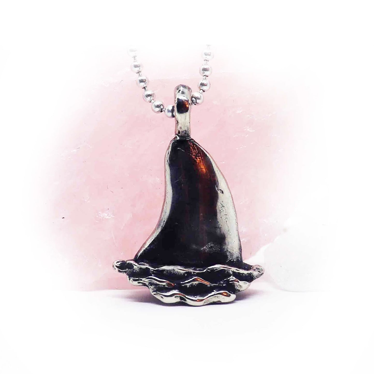 Shark Fin Sterling Silver Pendant