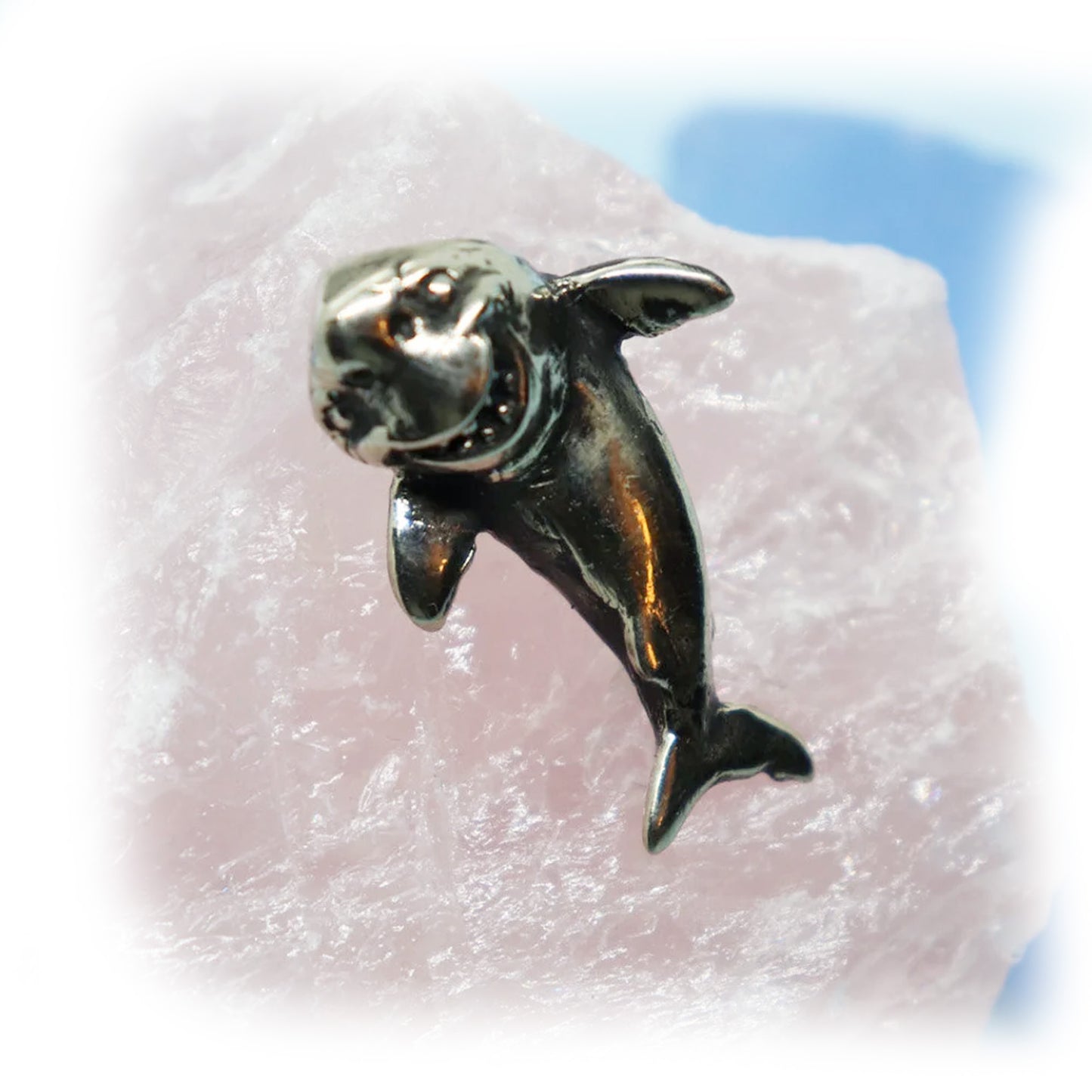 Shark Happy Shark Sterling Silver Pendant