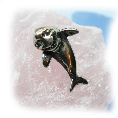 Shark Happy Shark Sterling Silver Pendant