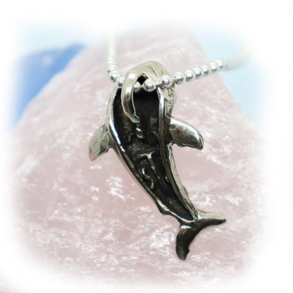 Shark Happy Shark Sterling Silver Pendant
