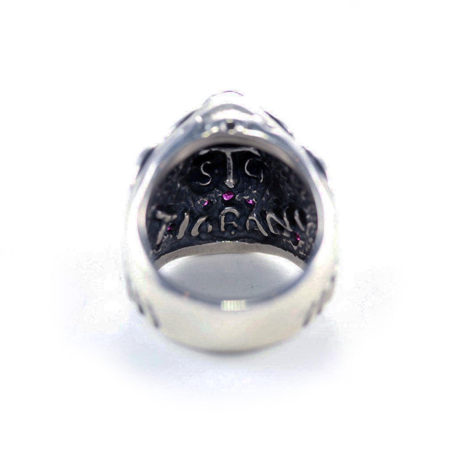 Shark Teeth Sterling Silver Ring