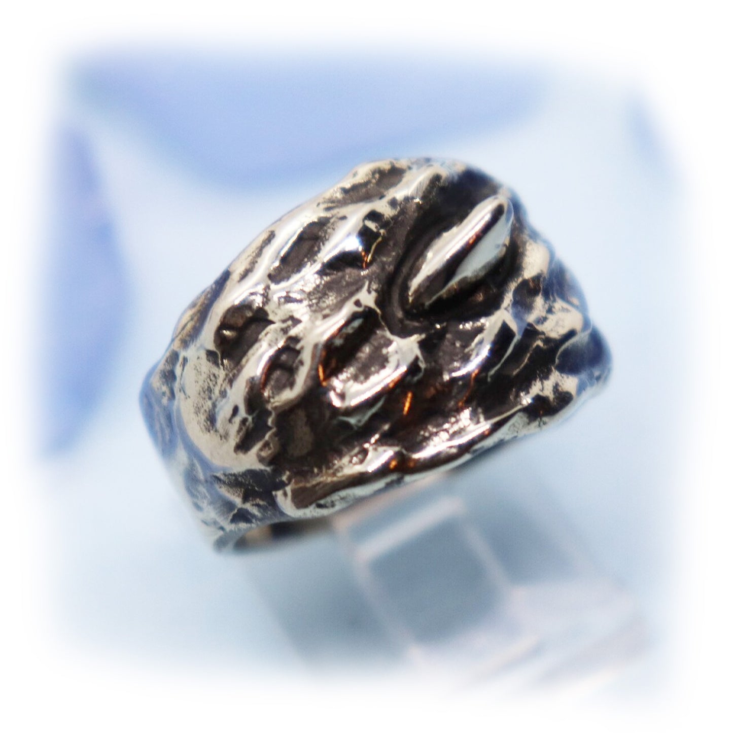 Shark small Fin Sterling Silver Ring
