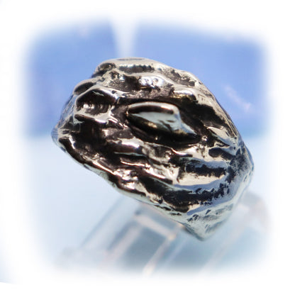 Shark small Fin Sterling Silver Ring