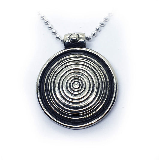 Sheld of Planet Sterling Silver Pendant