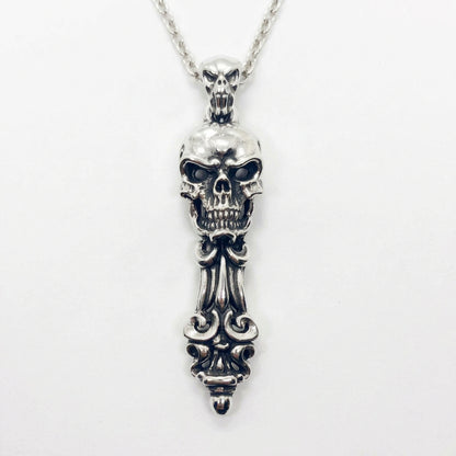 Skull Electric Classic Melody Sterling Silver Pendant