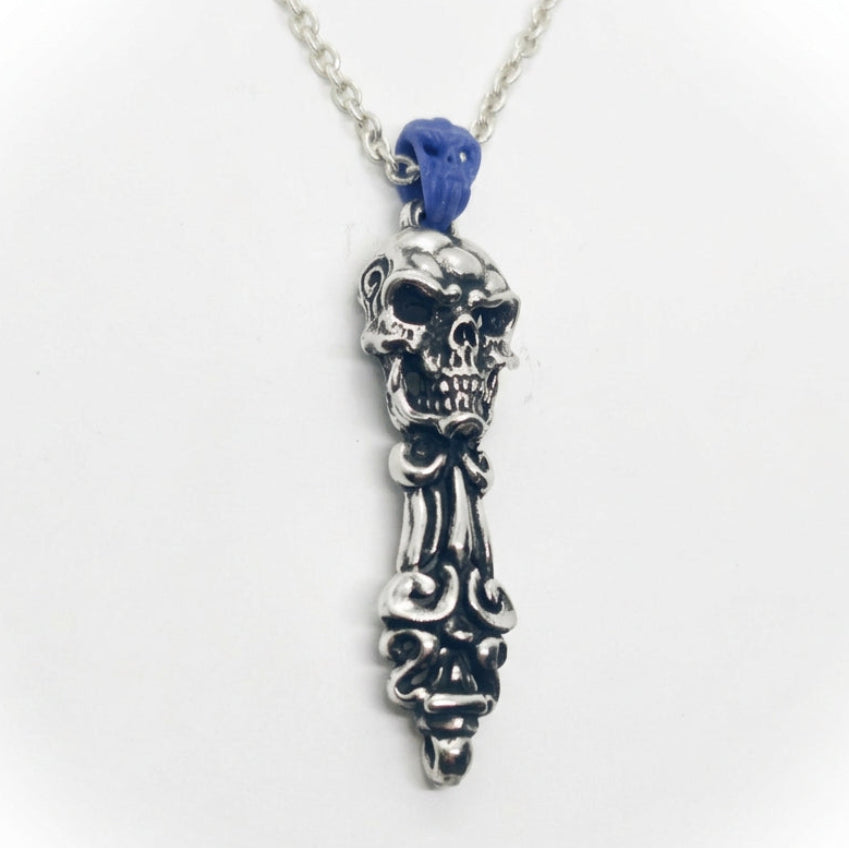 Skull Electric Classic Melody Sterling Silver Pendant