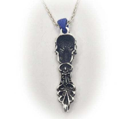 Skull Electric Classic Melody Sterling Silver Pendant