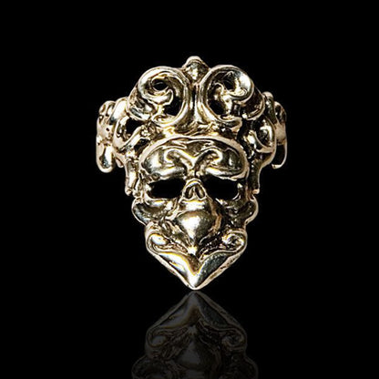 Small Skull Sterling Silver Finger-Tip IRC Ring