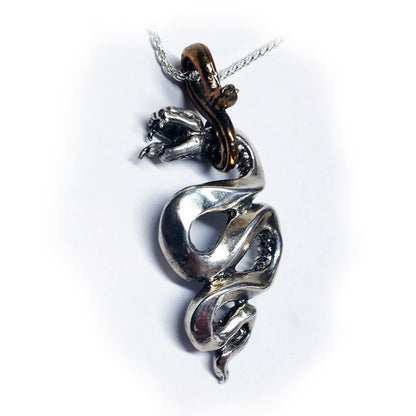 Snake Gyurza Sterling Silver Pendant