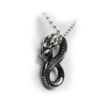 Snake Sterling Silver Pendant V5