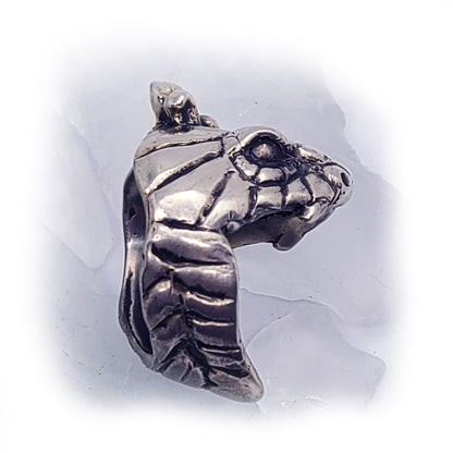Snake Swallowing Sterling Silver Ring