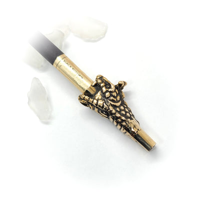 Snake Head Sterling Silver Cigarette Pipe