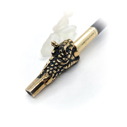 Snake Head Sterling Silver Cigarette Pipe