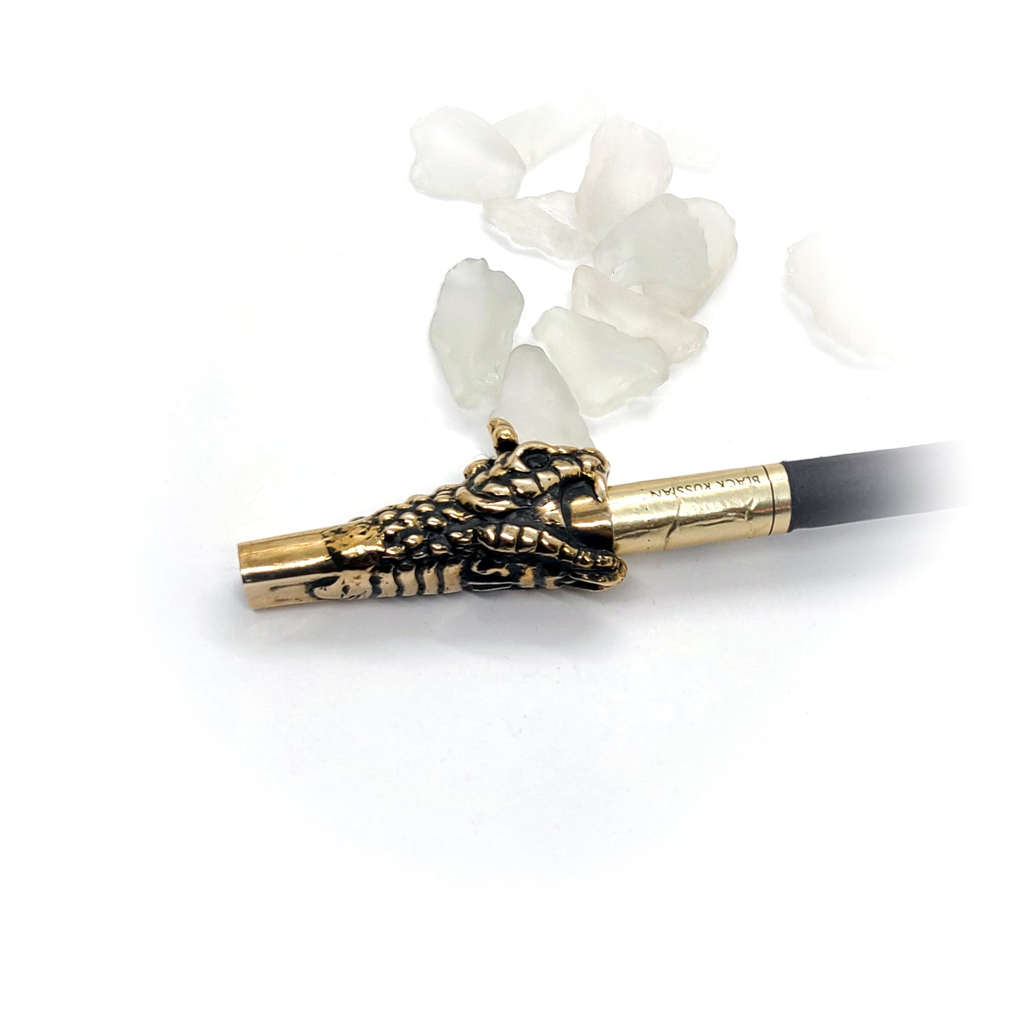 Snake Head Sterling Silver Cigarette Pipe