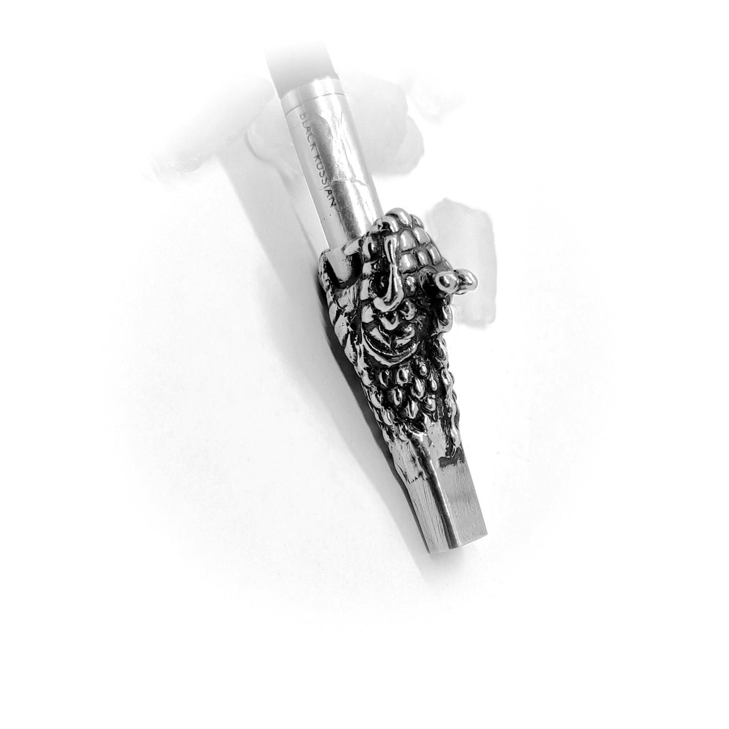 Snake Head Sterling Silver Cigarette Pipe