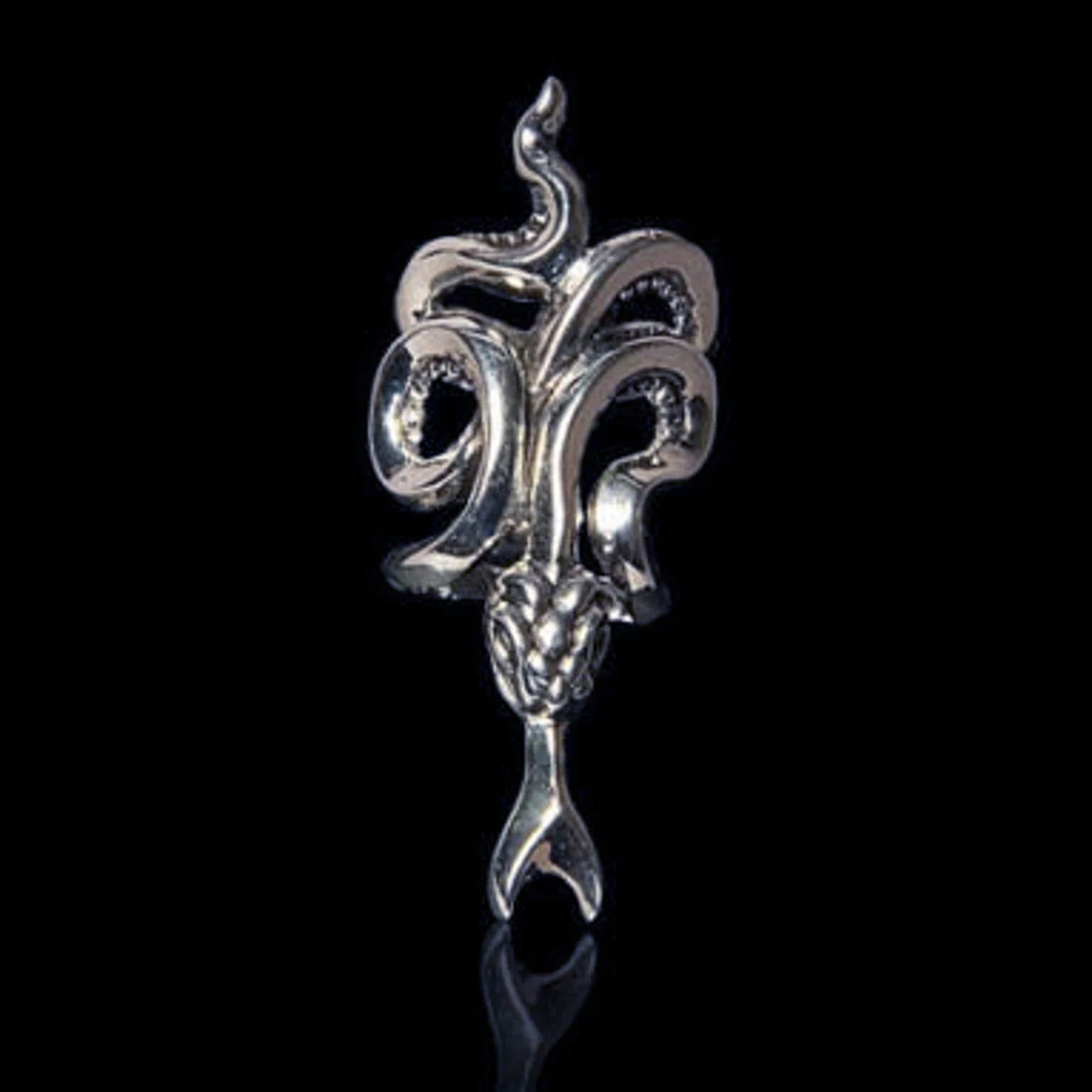 Snake Sterling Silver Finger-Tip IRC Ring