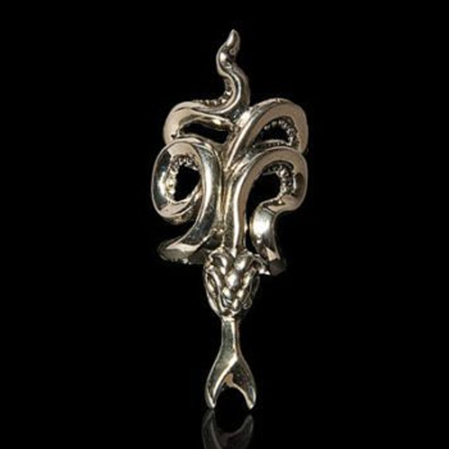Snake Sterling Silver Finger-Tip IRC Ring