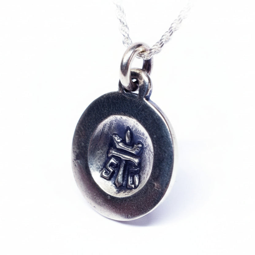 Soccer Ball Net Design Sterling Silver Pendant