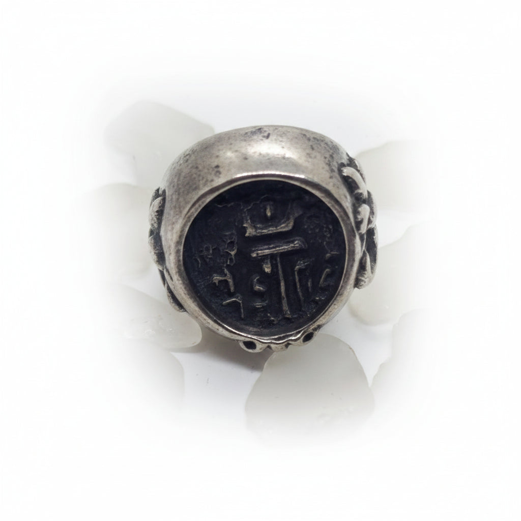 Football Soccer Ball ''Classica" Sterling Silver Ring