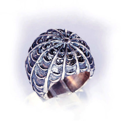 Spider Web Onyx Stone Ring V2