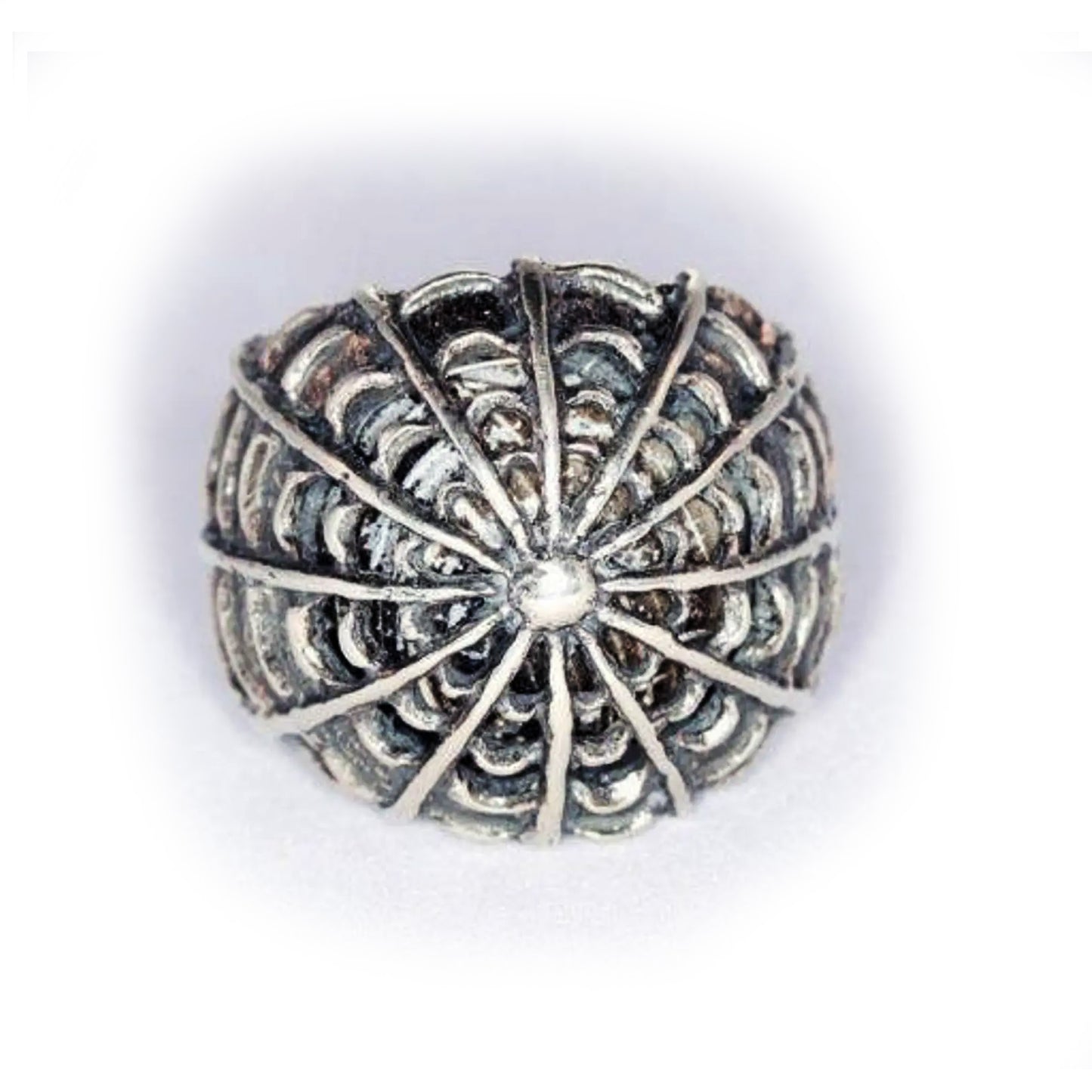 Spider Web Onyx Stone Ring V2
